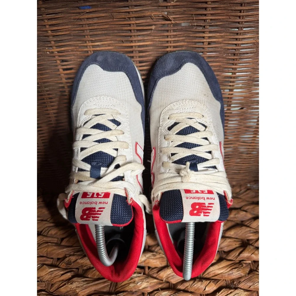 New Balance 515 Mens Sneakers Red White‎ Navy Blue ML515OTX Size 8.5